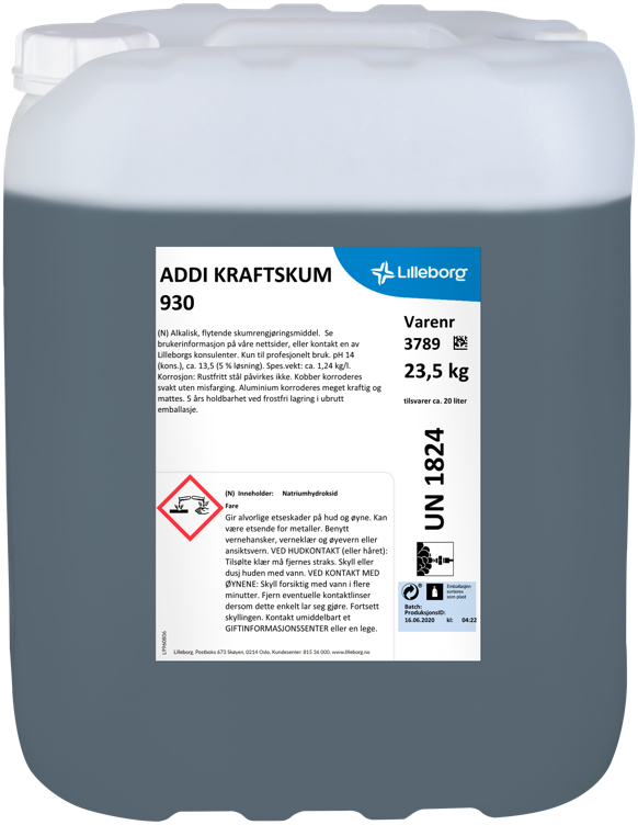 Kraftskum 930 skumrengjøringsmiddel 23,5kg