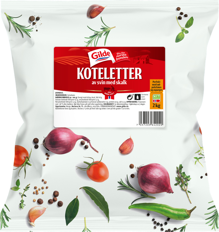 Svinekoteletter 2kg