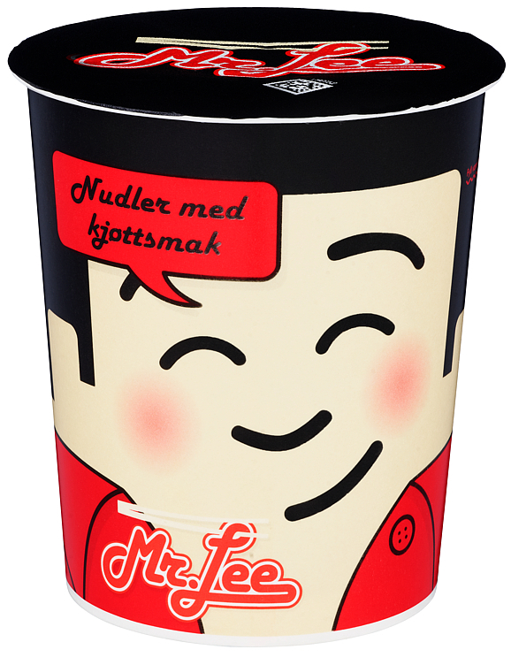 Nudler m/kjøttsmak kopp  65g