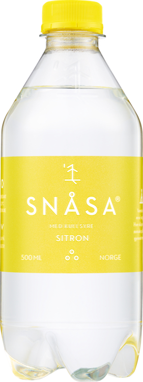Snåsa naturlig mineralvann sitron 12x0,5l