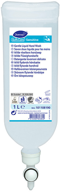 Soft care sensitive h2 håndsåpe  1l