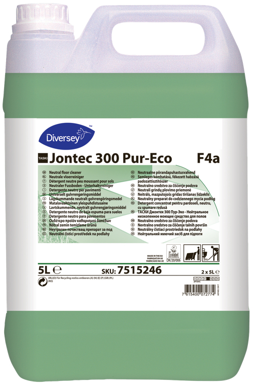 Taski jontec 300 pur-eco dagligrent gulv  5l