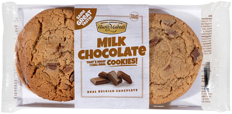 Milk chocolate cookie 4pk   180g
