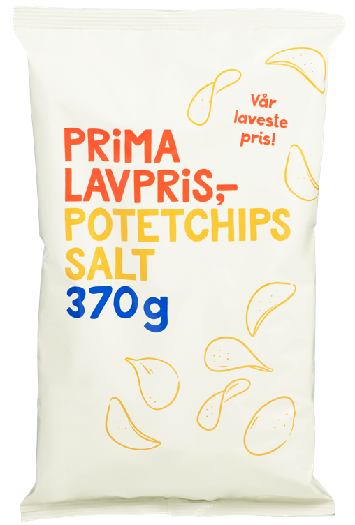 Potetchips  370g