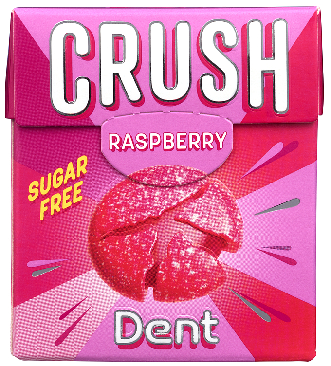 Dent crush bringebær  t 30x25g