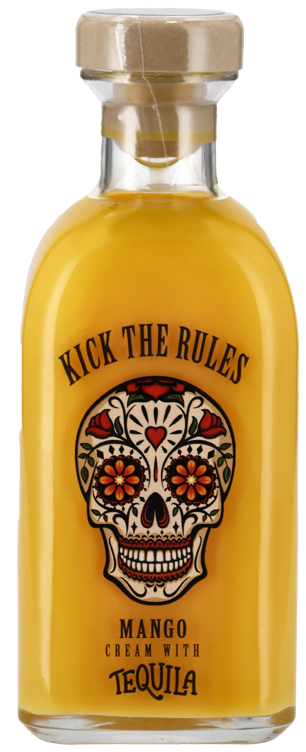 Kick the rules mango cream w/tequila   15%   70cl