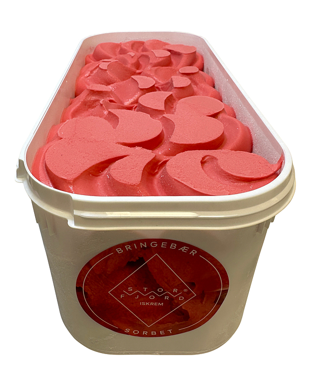 Bringebær sorbet  5l
