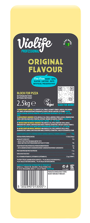 Block pizza original 2,5kg