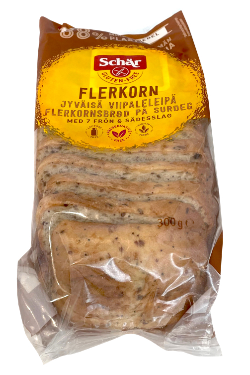 Brød flerkorn glutenfri 300g
