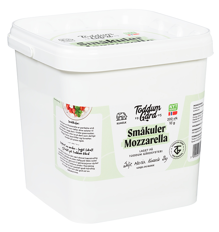 Mozzarella små kuler 10gr x 200stk