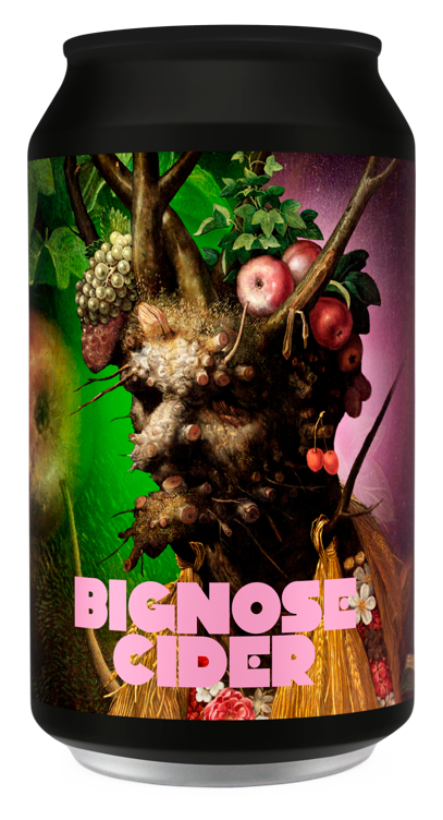 Bignose eplesider med tydelig eplesmak  4,7%  24x33cl