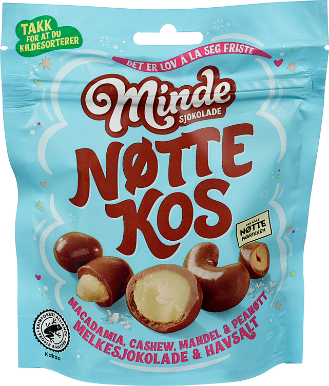 Minde nøttekos nøttebldanding  160g