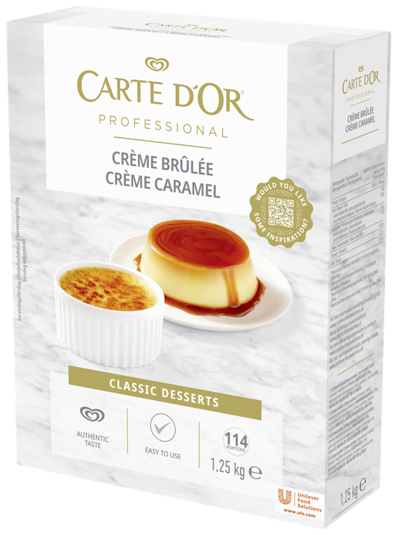 Creme brulee  (90porsj.)    9l  1,25kg