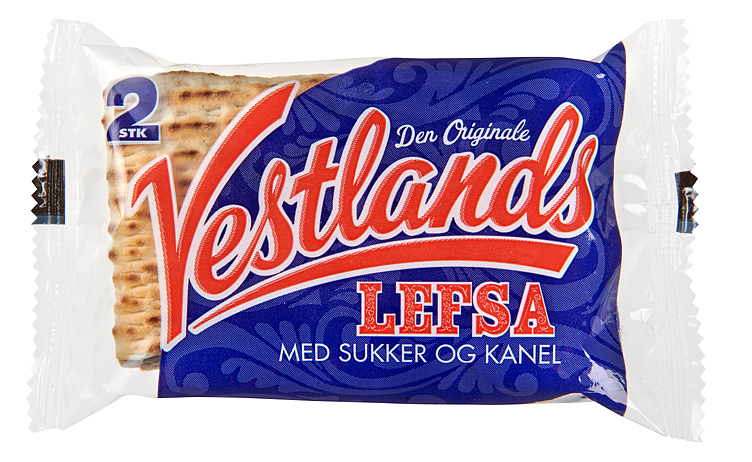 Lefse 2pk vestlandslefsa  70g