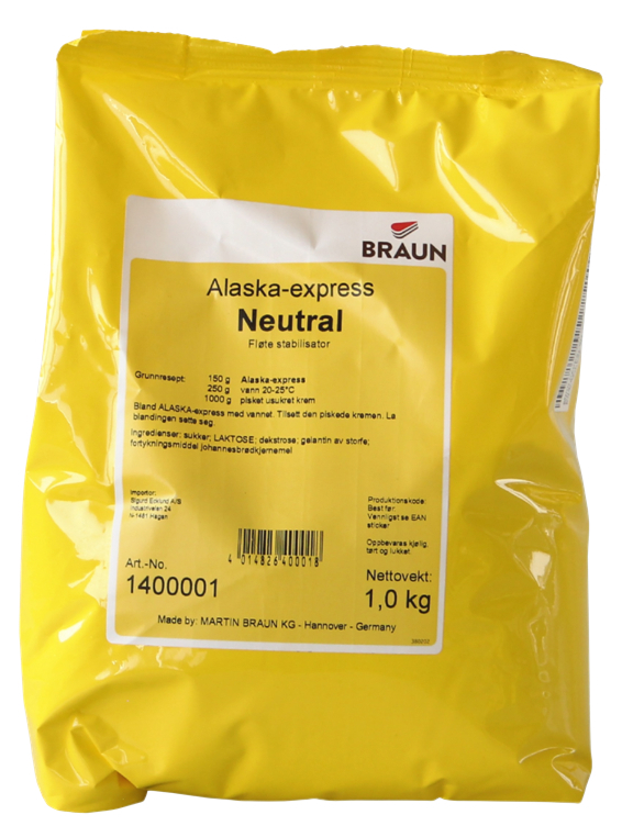 Alaska ekspress nøytral, pose  1kg