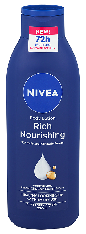 Nivea body lotion rich nourishing 250ml