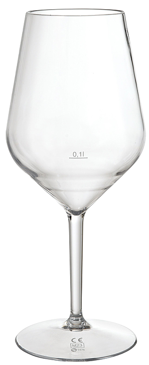 Vinglass elegance tritan gjenbrukbar 40cl transp  6stk
