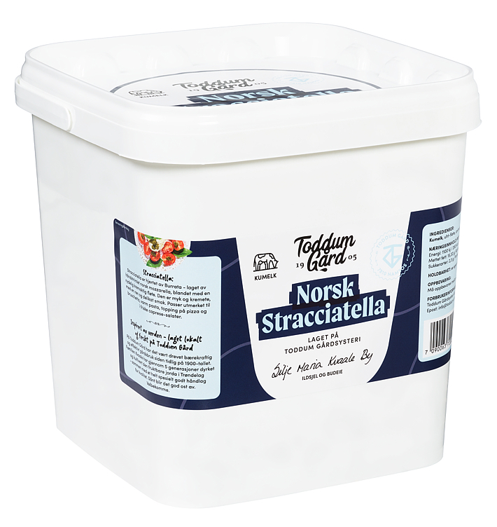 Norsk stracciatella spann 5kg