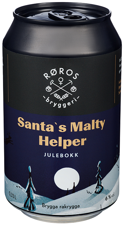 Røros bryggeri santa's malty helper   6%   24x33cl