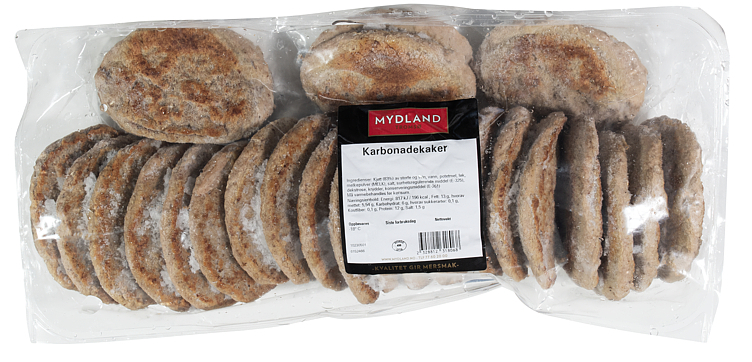 Karbonadekaker 75g kart frys   kg