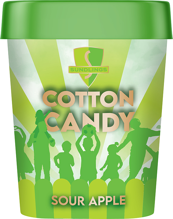 Candy floss sour apple  40g