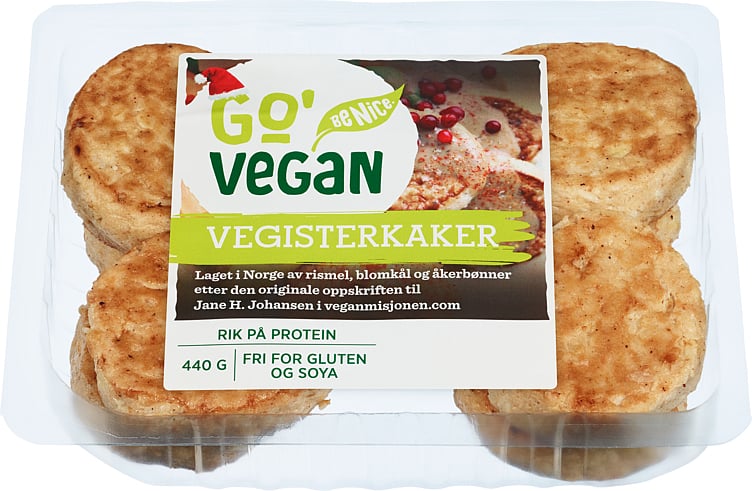 Go'vegan vegisterkaker 440g