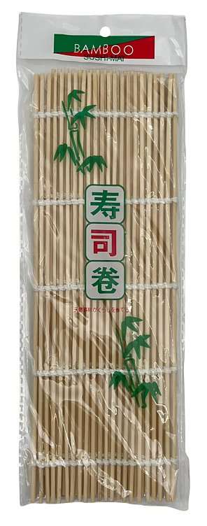 Sushi bamboo scroll 24cm 1x200stk