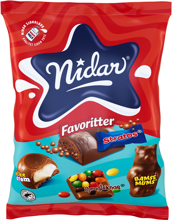 Nidar favoritter stratos  200g