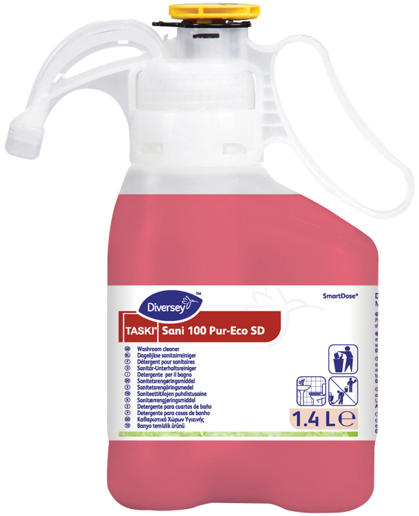 Taski sani pur-eco sd daglig sanitærrengjøring  1,4l