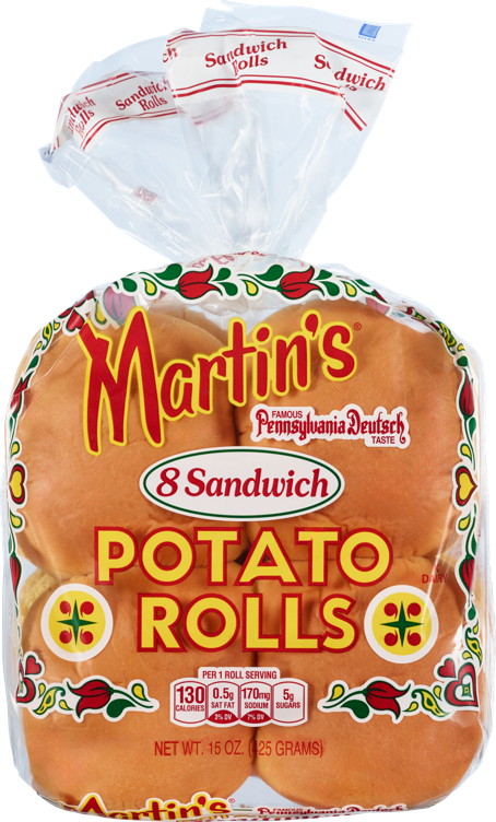 Burgerbrød martin's potato rolls  3,5inch.  425g
