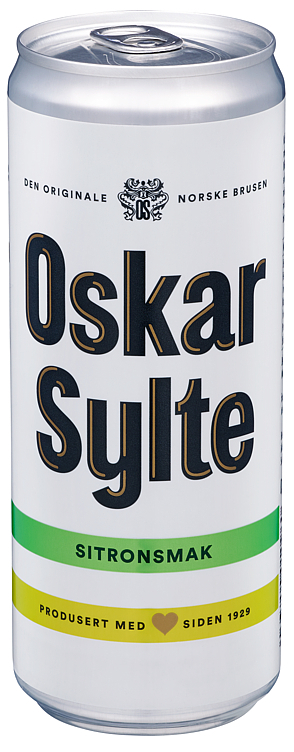Oskar sylte sitronsmak bx  10x33cl