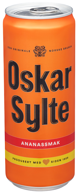 Oskar sylte ananassmak bx 10x33cl