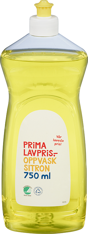 Oppvask sitron prima lavpris   750ml