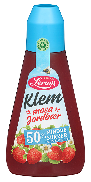 Jordbærsyltetøy mindre sukker 380g