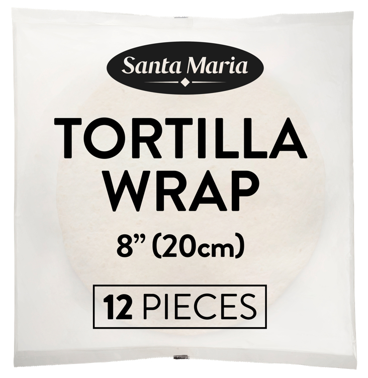 Tortilla wrap 8"  12stk  480g