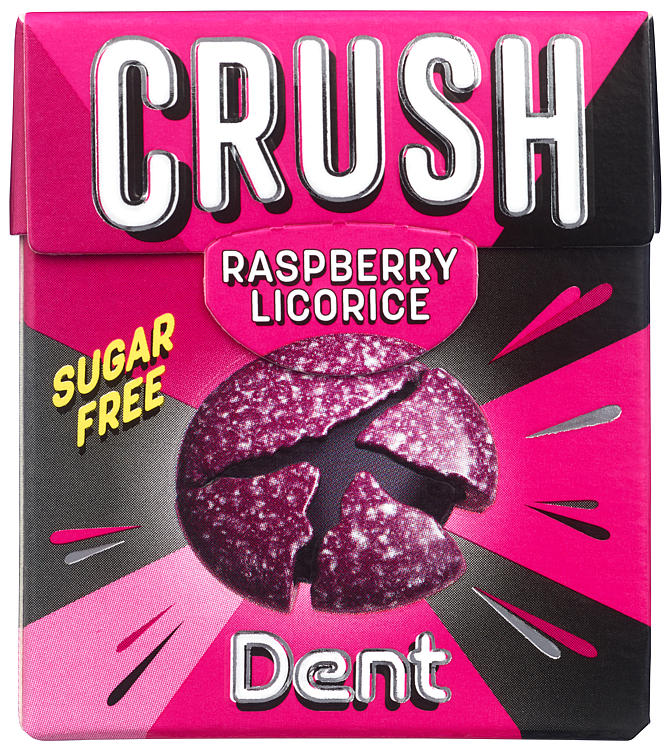 Dent crush raspberry licorice  25g