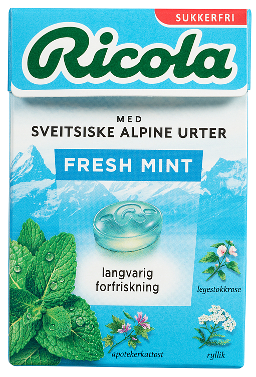 Ricola fresh mint sf 50g