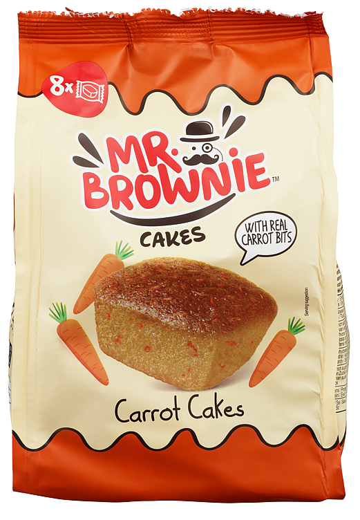 Mr brownie carrot cakes  200g