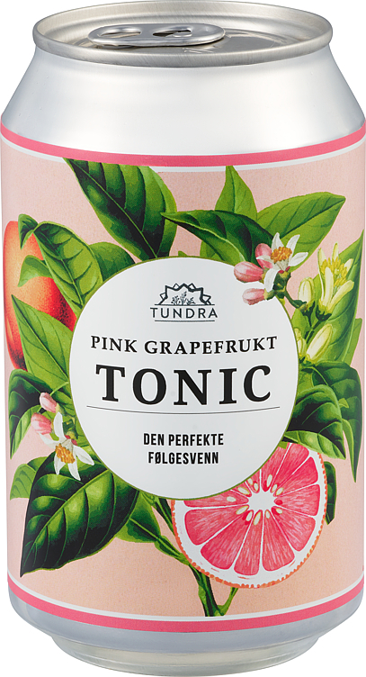 Tundra tonic water pink grapefrukt 24x33cl