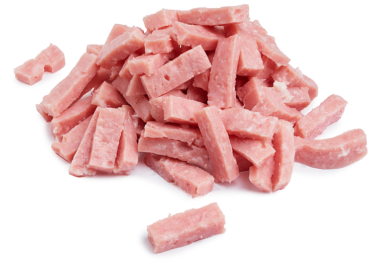 Pizzatopping of pork shreded   kg