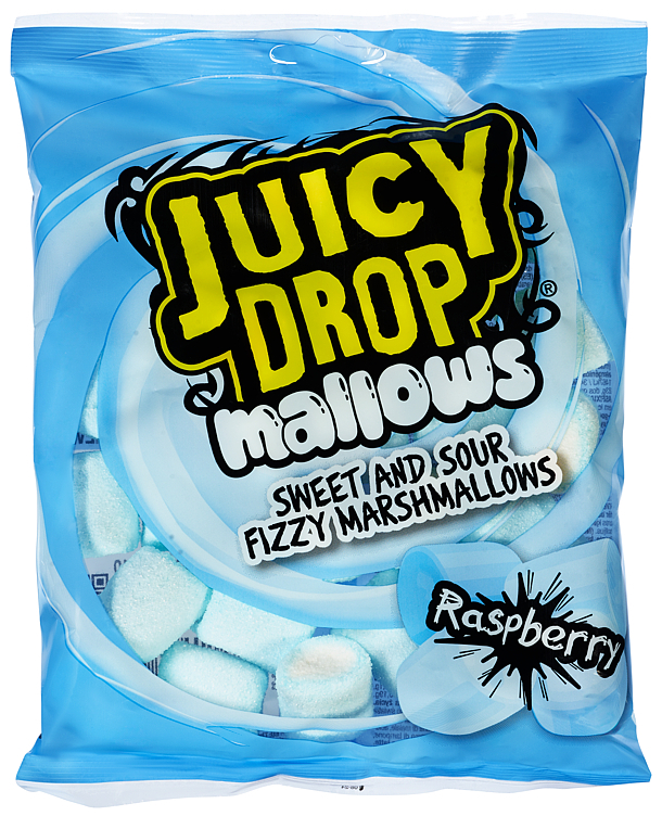 Juicy drop mallows raspberry  100g