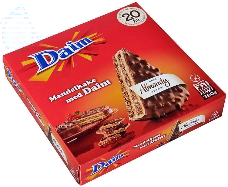 Mandelkake med daim   380g