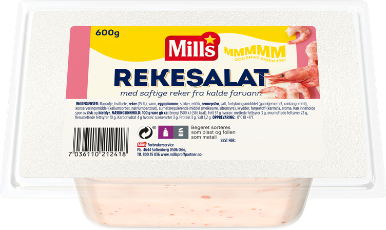 Rekesalat 600g