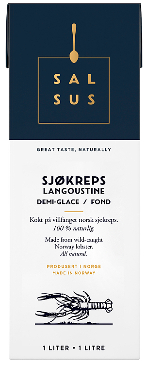 Sjøkreps demi glace fond  1l