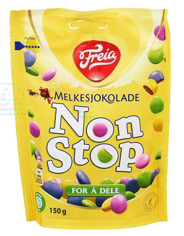 Non stop melkesjokolade  150g