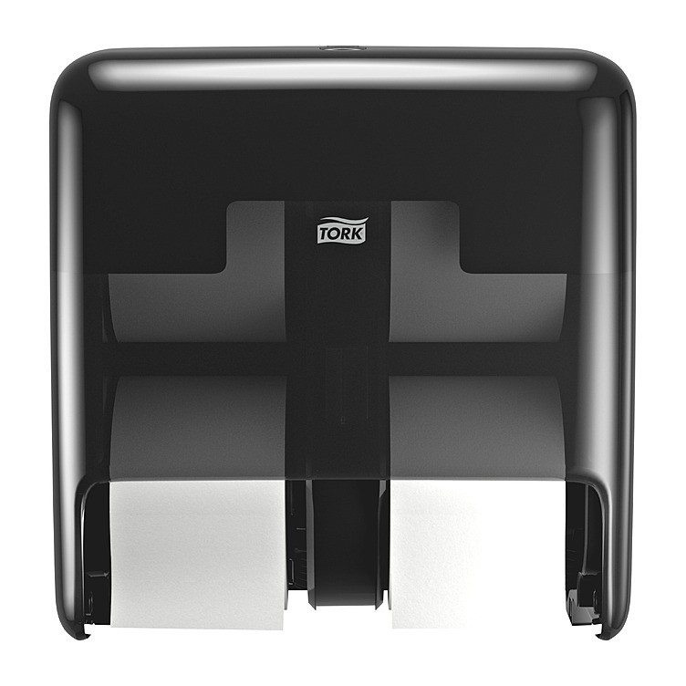 Toilet paper dispenser 4 rolls black t7  pce