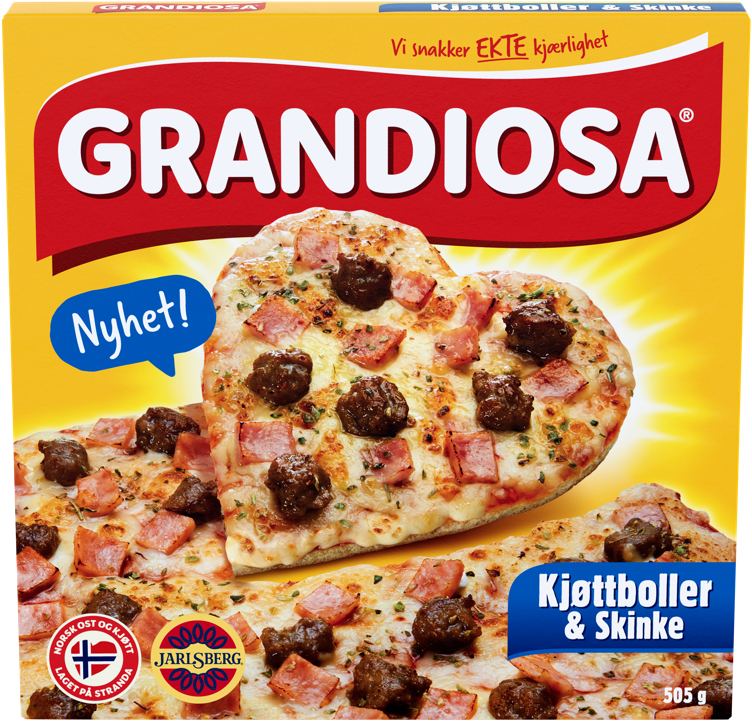 Grandiosa meat balls & ham  505g