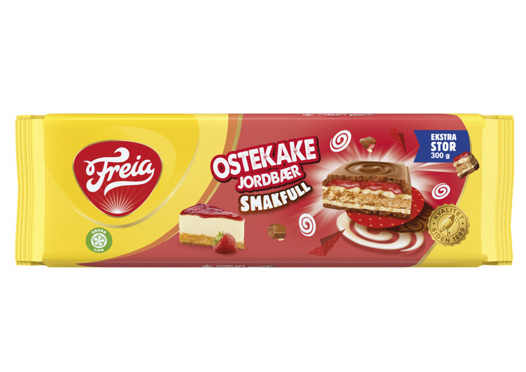 Smakfull ostekake jordbær  300g
