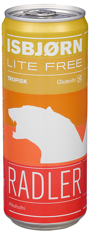 Isbjørn lite free radler tropisk bx   24x33cl