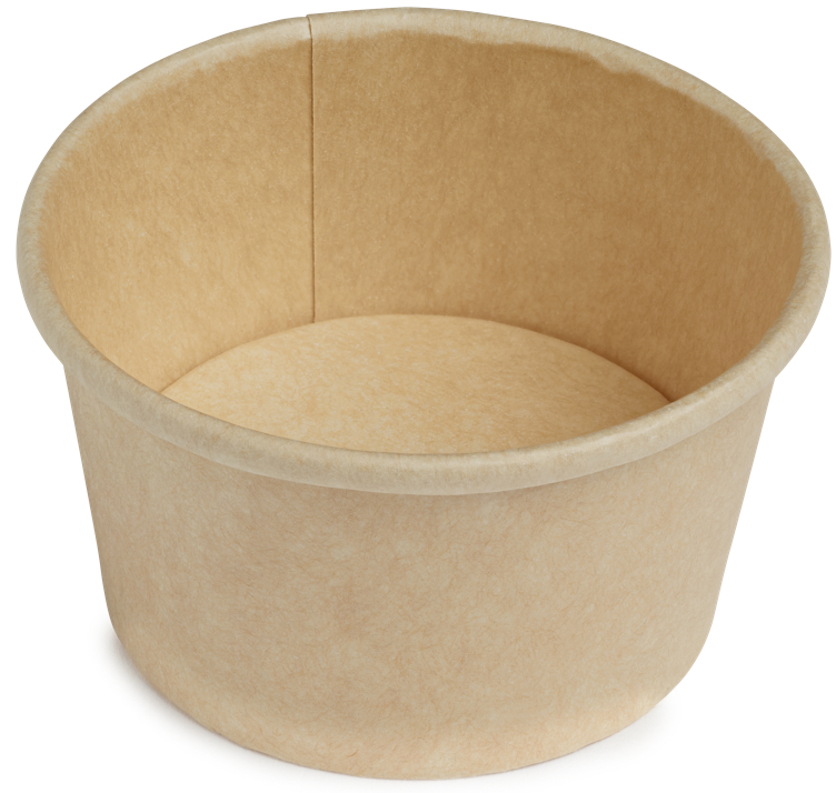 Dressingbeger 90ml brun papp   1000stk